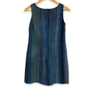 Cheap and Chic Moschino Printed Dress Blue/Gray